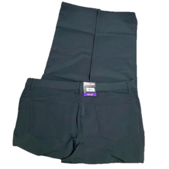 Kirkland Signature Men's Performance Golf Stretch Black Pant Size 40 X 32 NWT - Picture 5 of 9